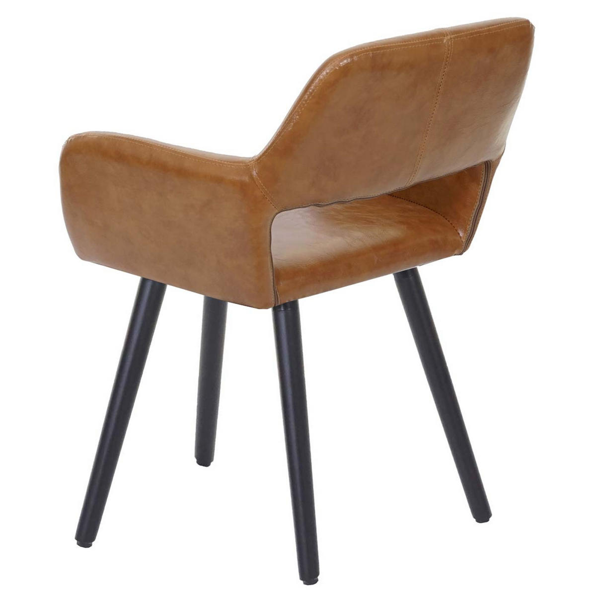 ESSZIMMERSTUHL Braun 6er-Set - Braun, Textil (56/78/57cm) - MCW