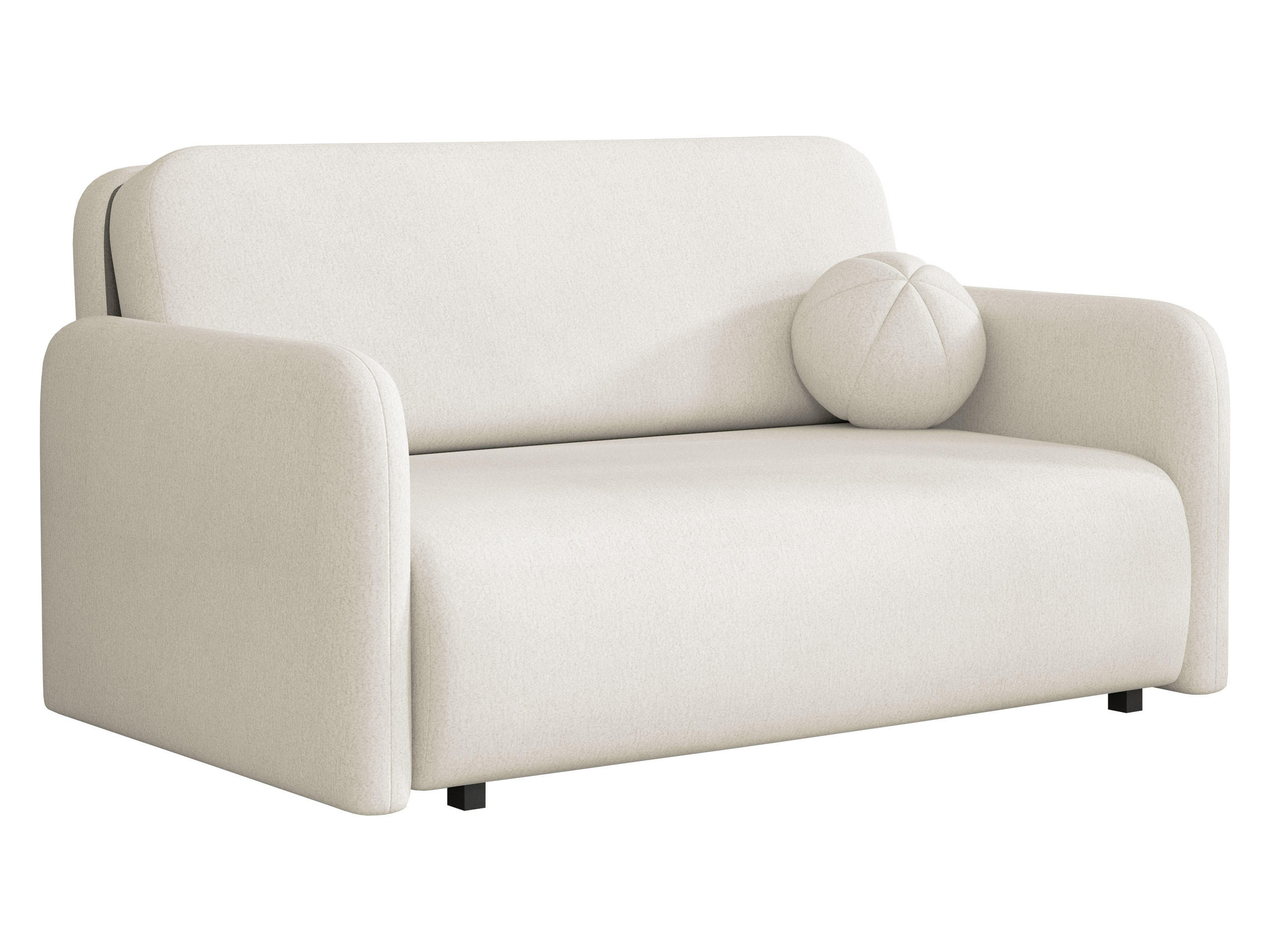 SCHLAFSOFA Viva Sun III - Creme/Schwarz, Holz/Textil (150/85/103cm) - MIRJAN24
