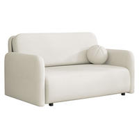 SCHLAFSOFA Viva Sun III - Creme/Schwarz, Holz/Textil (150/85/103cm) - MIRJAN24