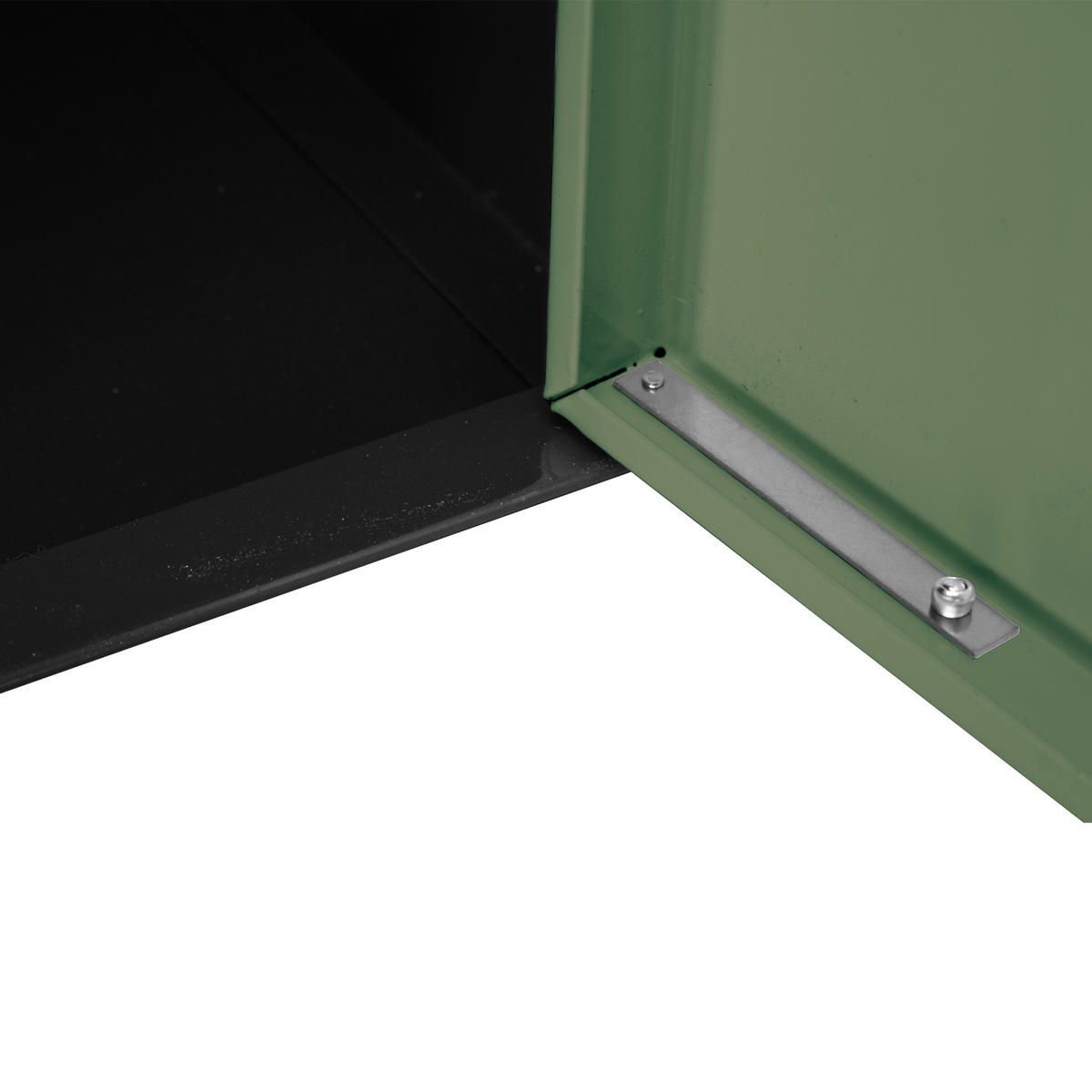 SCHLIESSFACHWÜRFEL Blocky mit Zylinderschloss + 2 Schlüssel 40x40x40cm Anthrazit/Resedagrün - Anthrazit/Grün, Metall (40/40/40cm) - PROREGAL