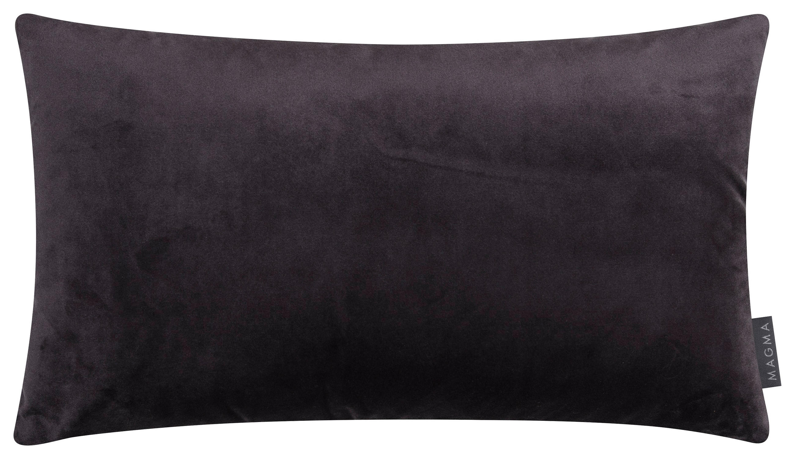 KISSENHÜLLE Raya Streifen Look anthrazit - Anthrazit, Textil (40/60cm) - Magma Heimtexx