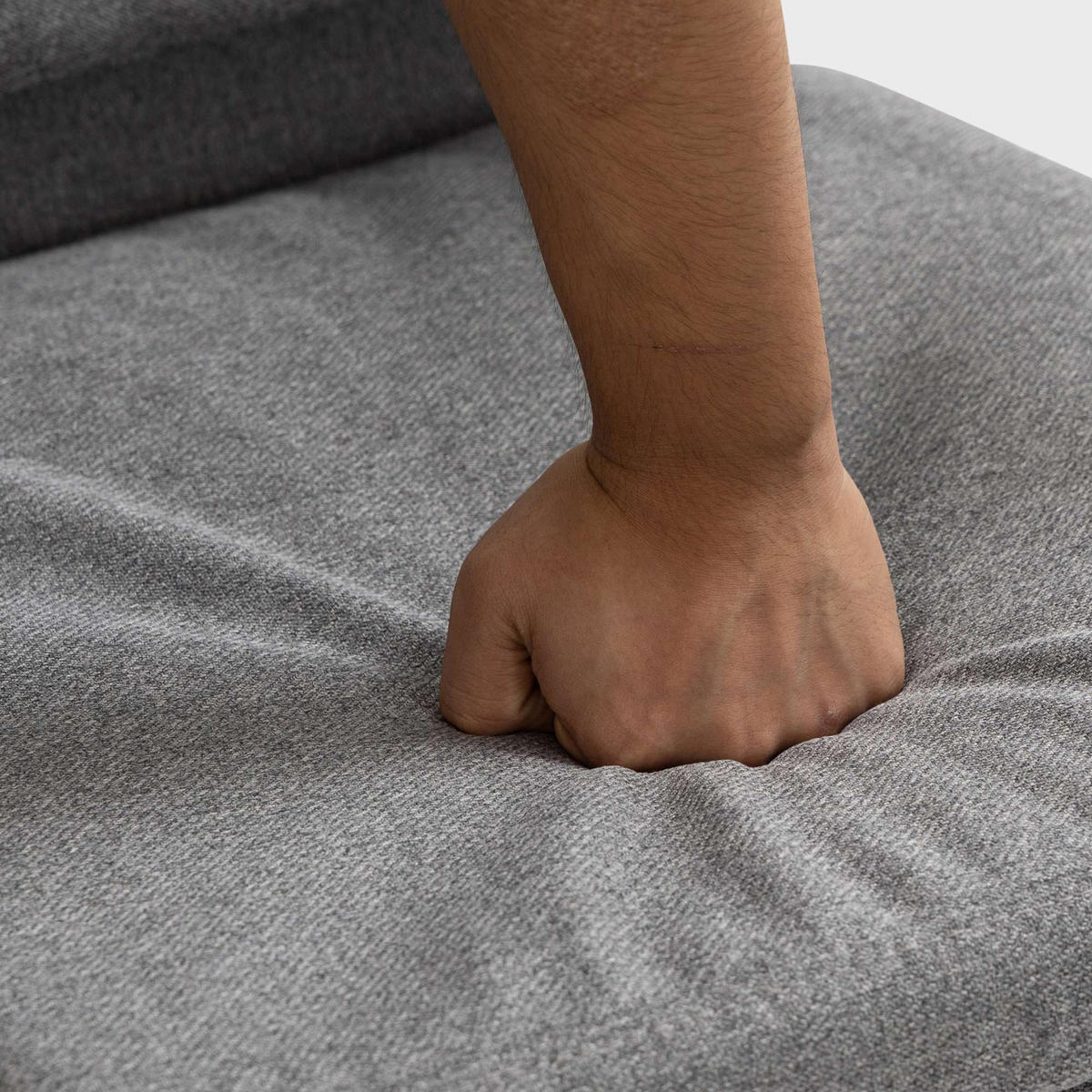 BÜROSTUHL Cyron Stoff grau - Chromfarben/Grau, Textil/Metall (61/115/65cm) - TPFLiving
