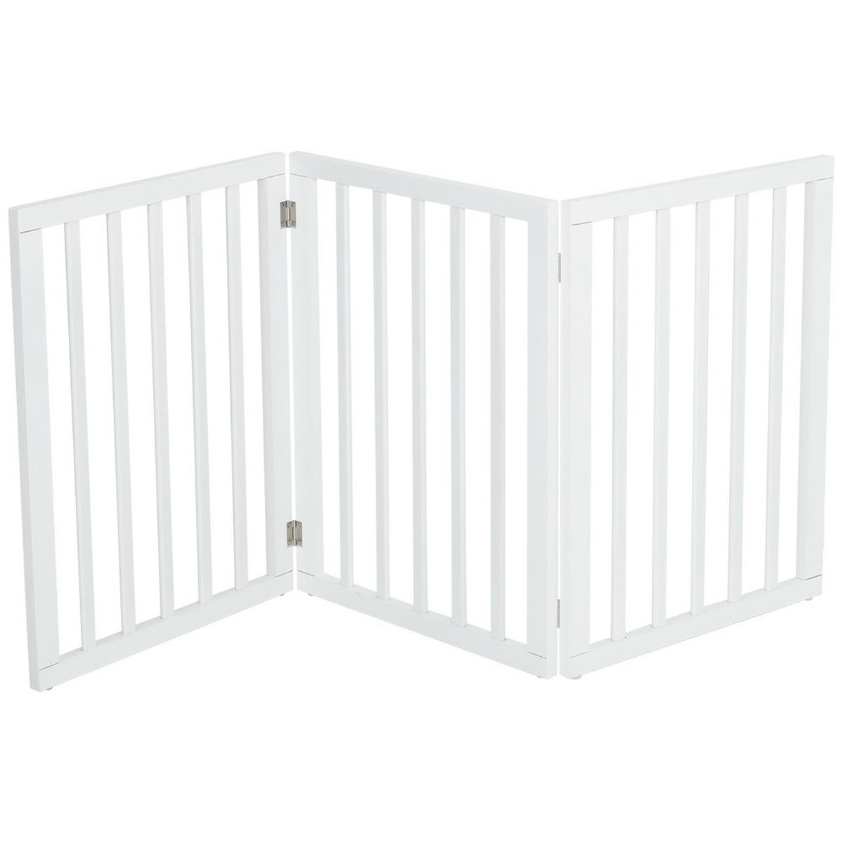 SCHUTZGITTER 3-Paneele Faltbar Freistehend MDF Weiß - Weiß, Holzwerkstoff (139/1.8cm) - Livingandhome