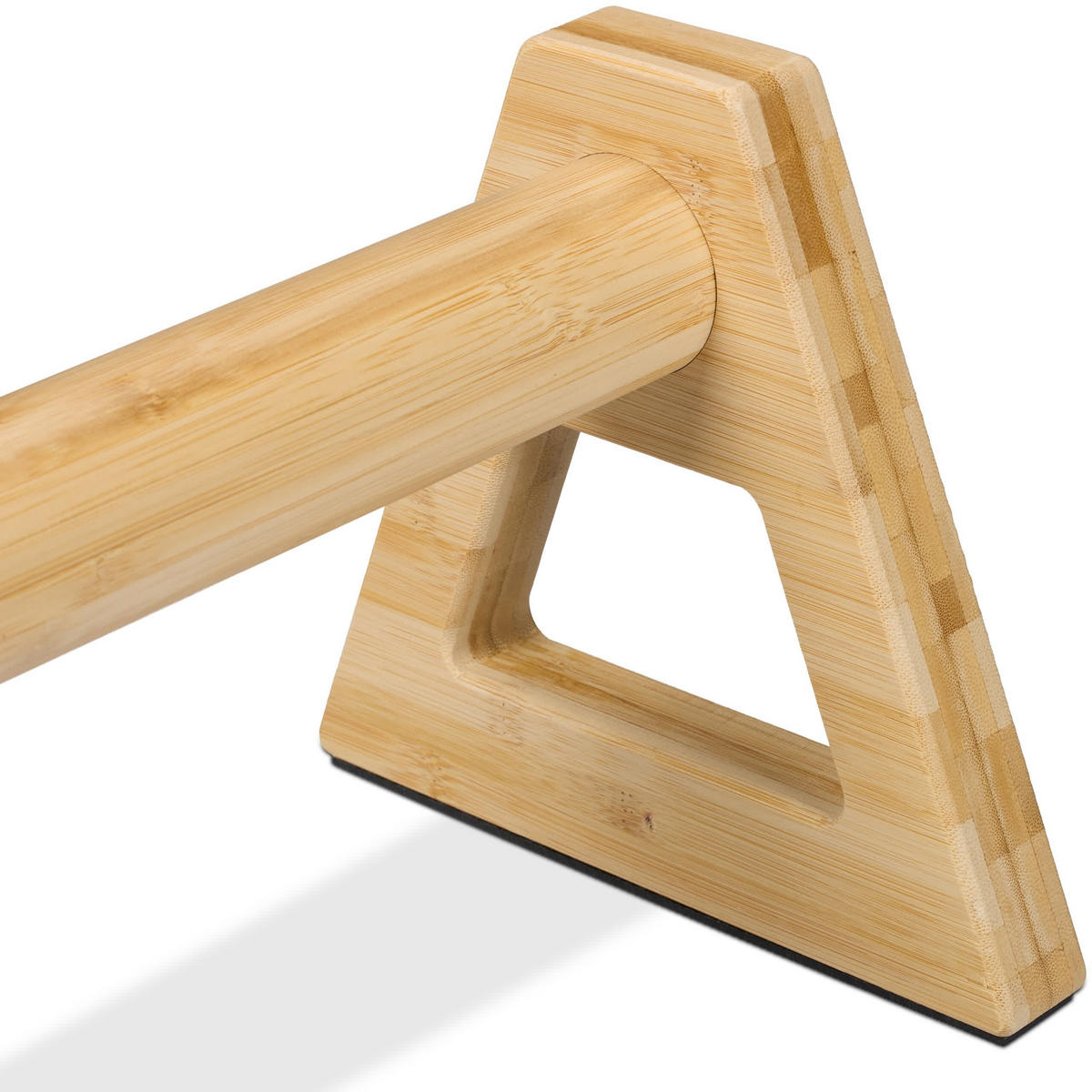 4xLIEGESTÜTZGRIFFE - Hellbraun, Holz/Kunststoff (21/38cm) - Relaxdays