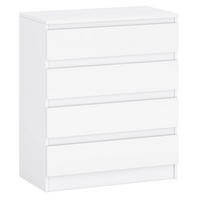 KOMMODE A3b weiß 72 / 37 / 85 cm - Weiß, Holz/Holzwerkstoff (72/85/37cm) - Feldmann-Wohnen