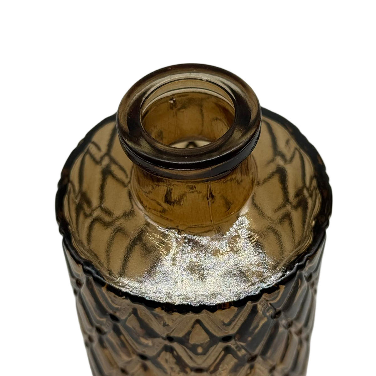 6XVASEN - Braun, Glas (13cm) - Relaxdays