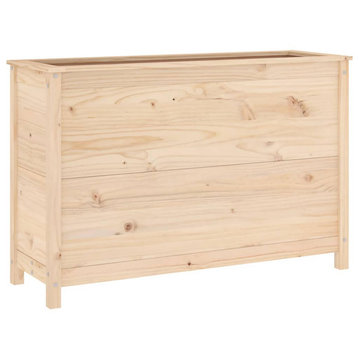 HOCHBEET 119,5x40x78 cm Massivholz Kiefer - Braun, Holz (40/78/119.5cm) - furnicato