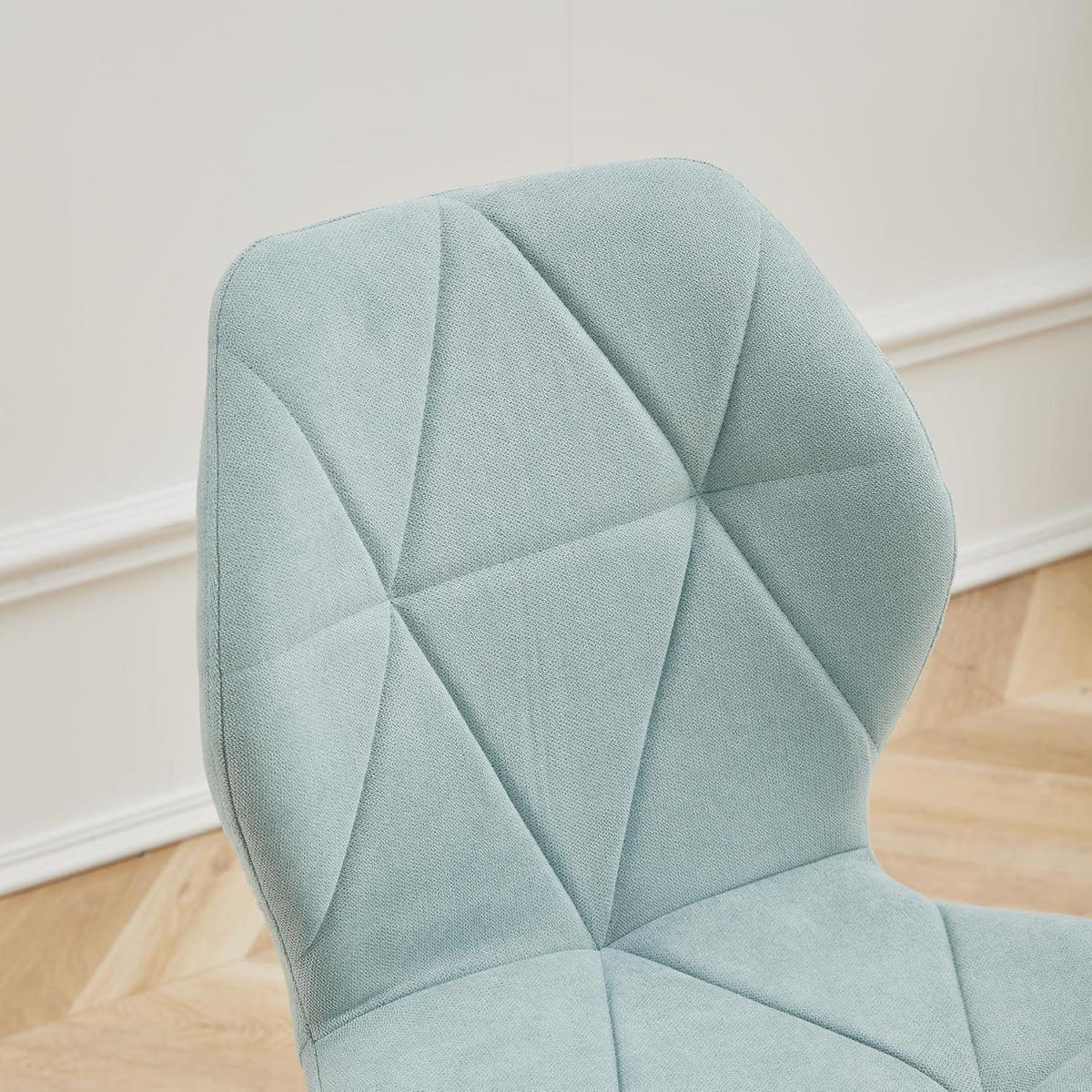 ESSZIMMERSTÜHLE 4er-Set Stoff Mintgrün - Hellgrün, Textil (43/86/47.5cm)