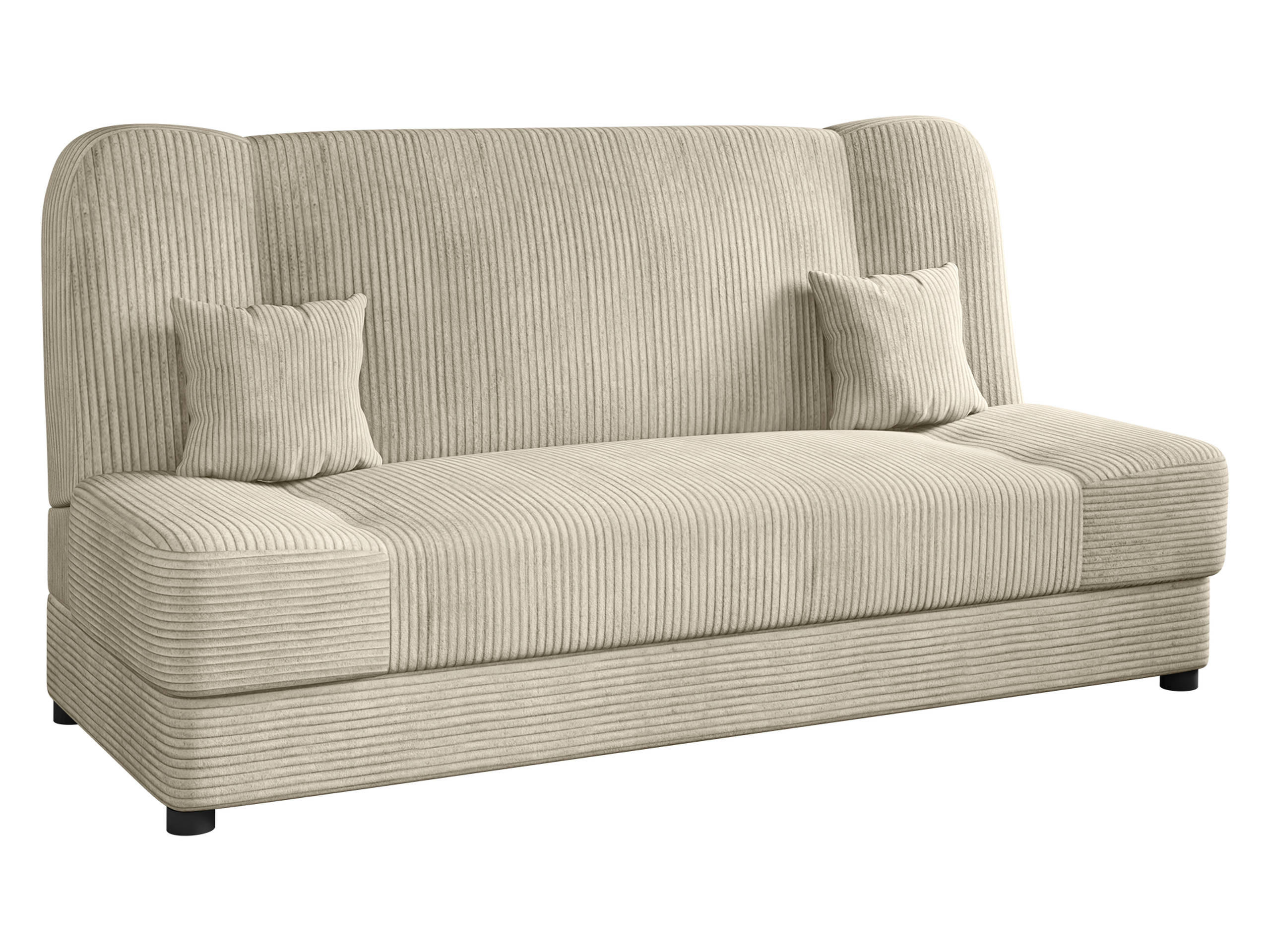 SCHLAFSOFA Jonas Cord - Naturfarben, Holz/Textil (195/86/87cm) - MIRJAN24
