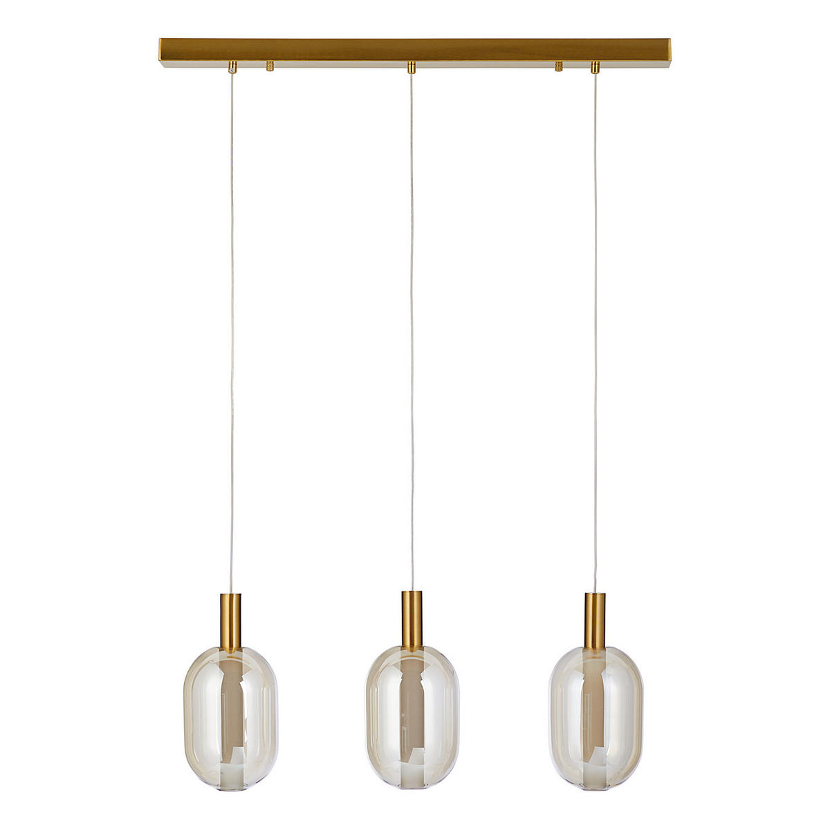 PENDELLEUCHTE Exemplar - Goldfarben, Glas (70/13/120cm) - Butlers