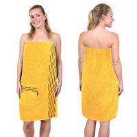 SAUNAKILT Dame Lugano Gelb - Gelb, Textil (150/75cm) - Lashuma
