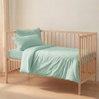 BETTBEZUG set 2 teiliges Basic Minze 115x145 cm (Kinderbett) - Mintgrün, Textil (115/145cm) - Happy Friday