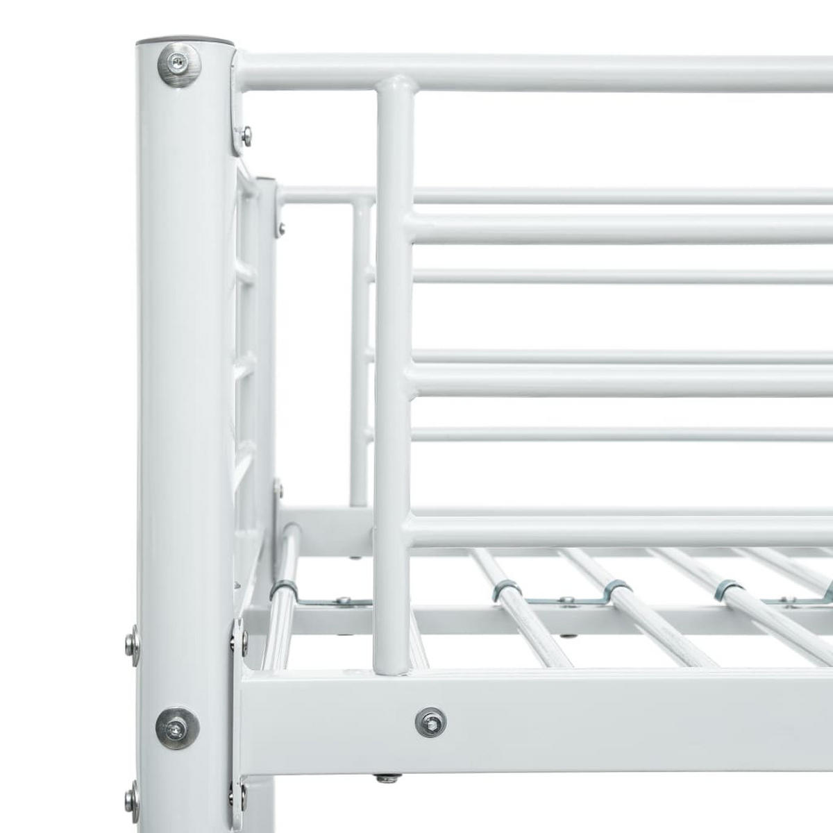 METALLBETT Humphries 200.5/210 cm - Weiß, Metall (190/200cm) - Nettlife