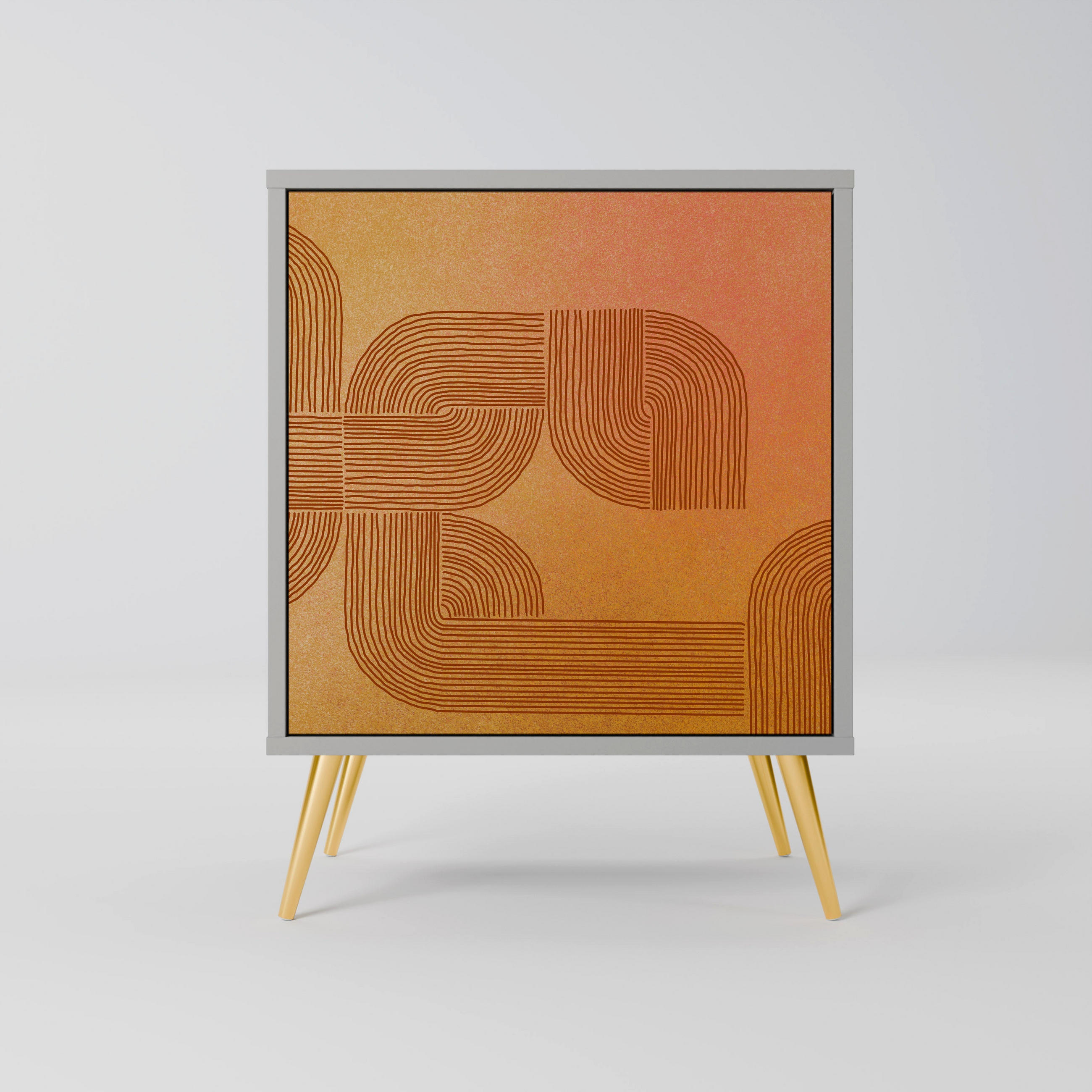 SpaceRebels Sideboard Grau 57.5x75.5x42 cm