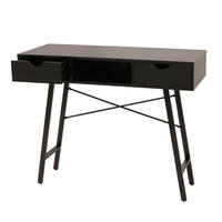 KONSOLENTISCH Schwarz - Schwarz, Holz (40/100/80cm) - MCW