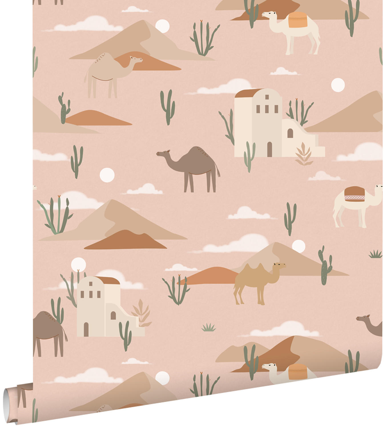 ESTAhome Tapete Pink 50x0.1 cm