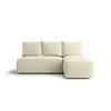 ECKSOFA mit Schlaffunktion SAVIO MINI Quelle 02 Rechts - Ecru, Textil (200/140cm) - Bedante