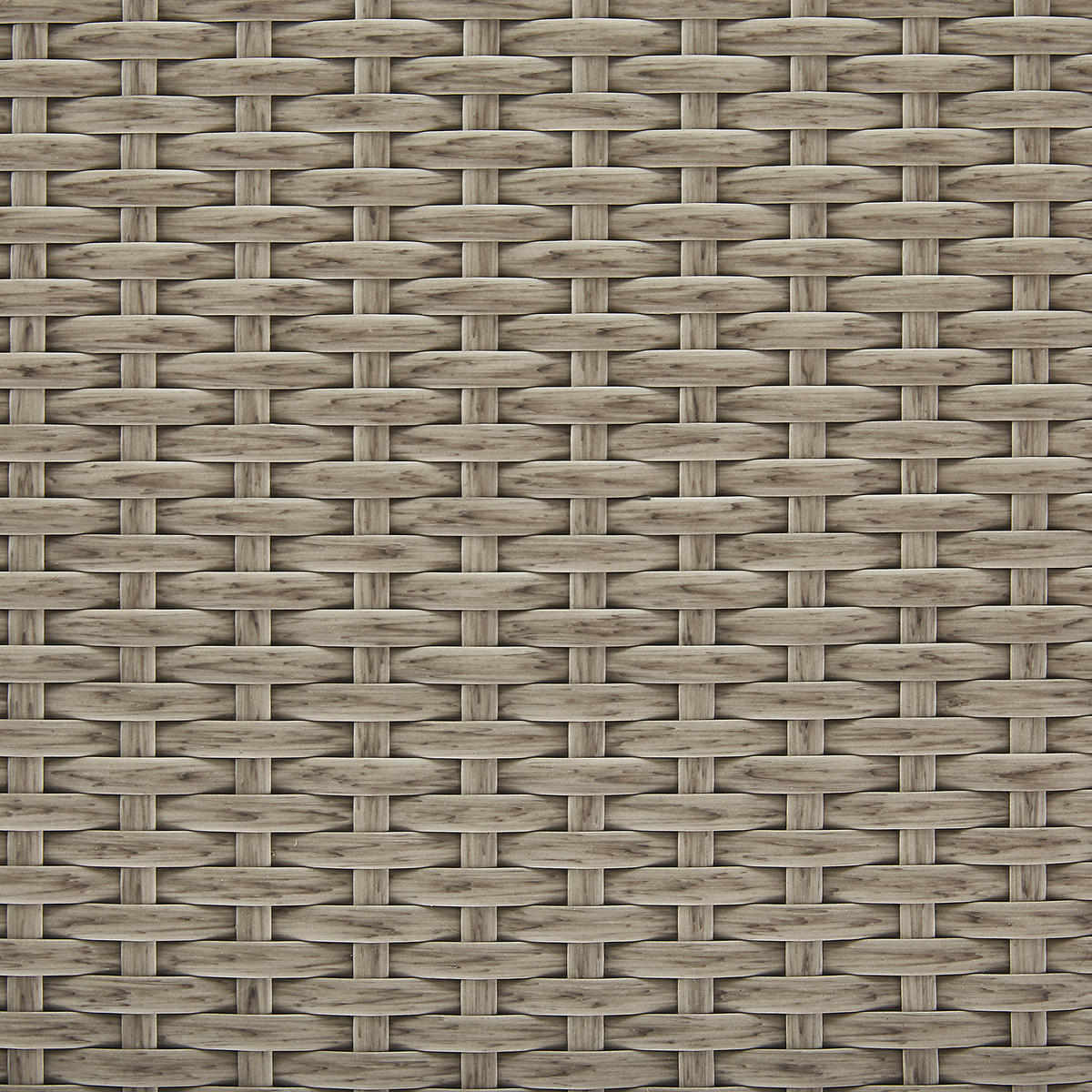 ÚLOŽNÝ BOX NA POLSTROVÁNÍ Ratan taupe 155/75 cm Modena - šedá/přírodní, plast (155/80/75cm) - Beliani