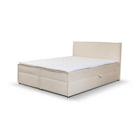 BOXBETT GLORIA mit Bettkästen H2/H3 Matratze 160 x 200 cm - Beige, Holzwerkstoff (160/200cm) - VENASI MÖBEL