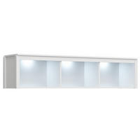 WANDREGAL FARGE passt zu jedem Stil, weiß - Weiß, Holz (158/37/37cm) - KONSIMO®