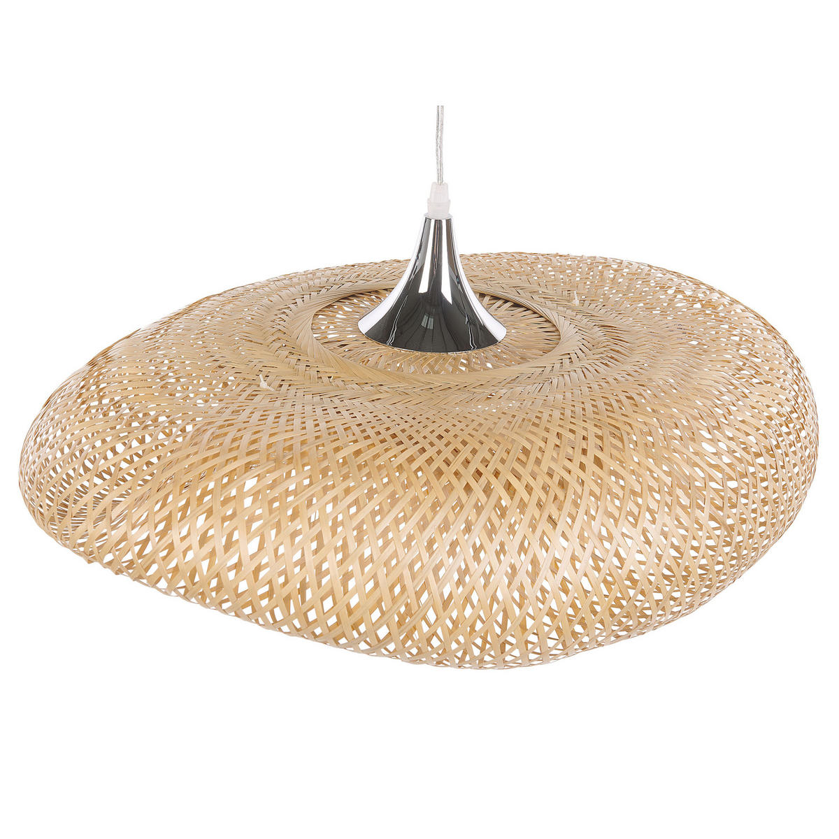 HÄNGELEUCHTE Boyne 64/64/118 cm - Hellbraun, Holz (64/64/118cm) - Beliani