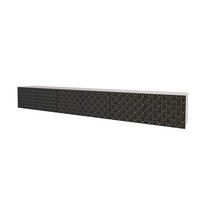 LOWBOARD VIRA-W 3x100x40x41 cm - Weiß / Schwarz - Schwarz, Holzwerkstoff (300/40/41cm) - ALTDECOR