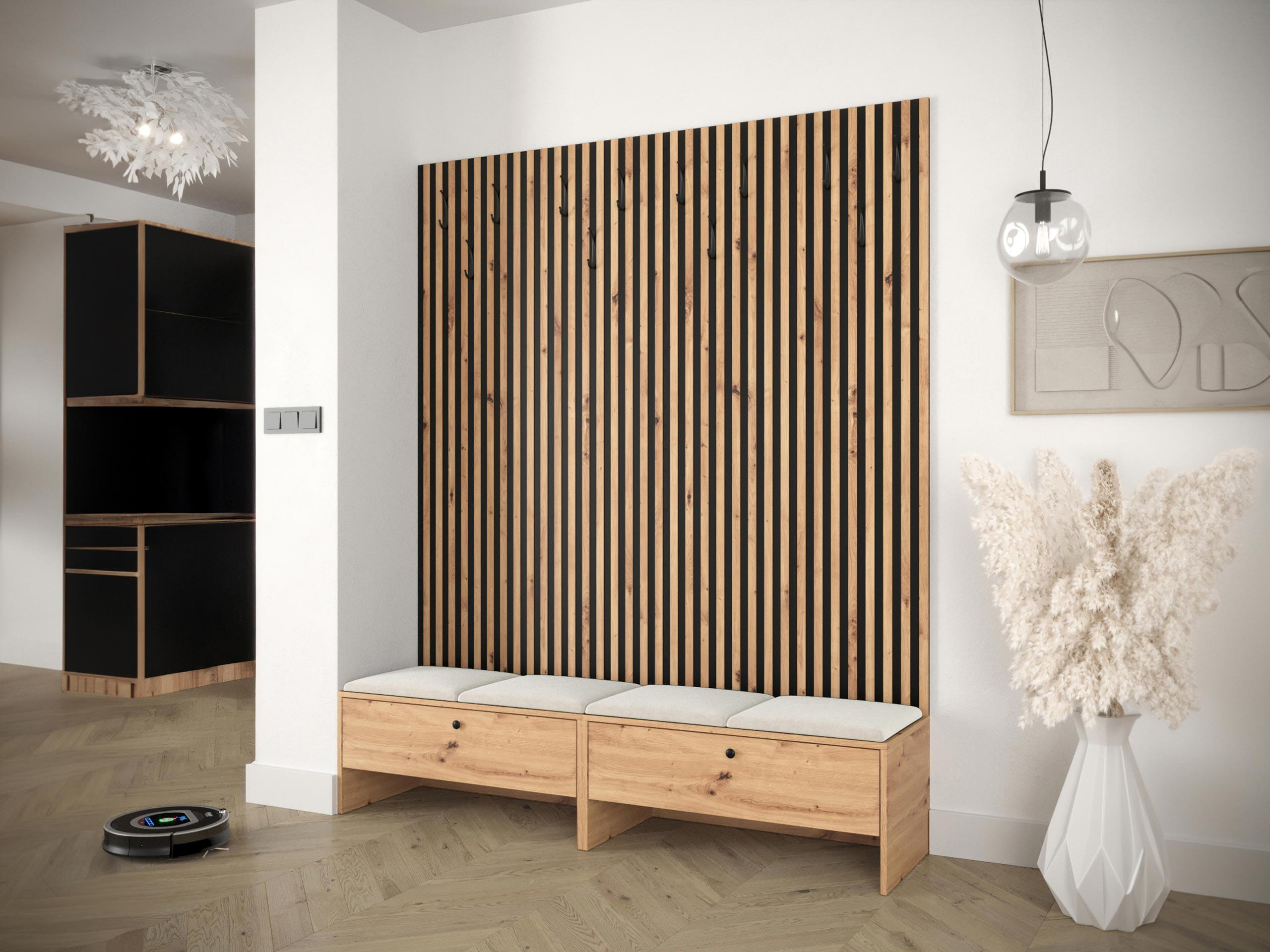 GARDEROBE Balma V - Beige, Holzwerkstoff (170/206/44cm) - MIRJAN24