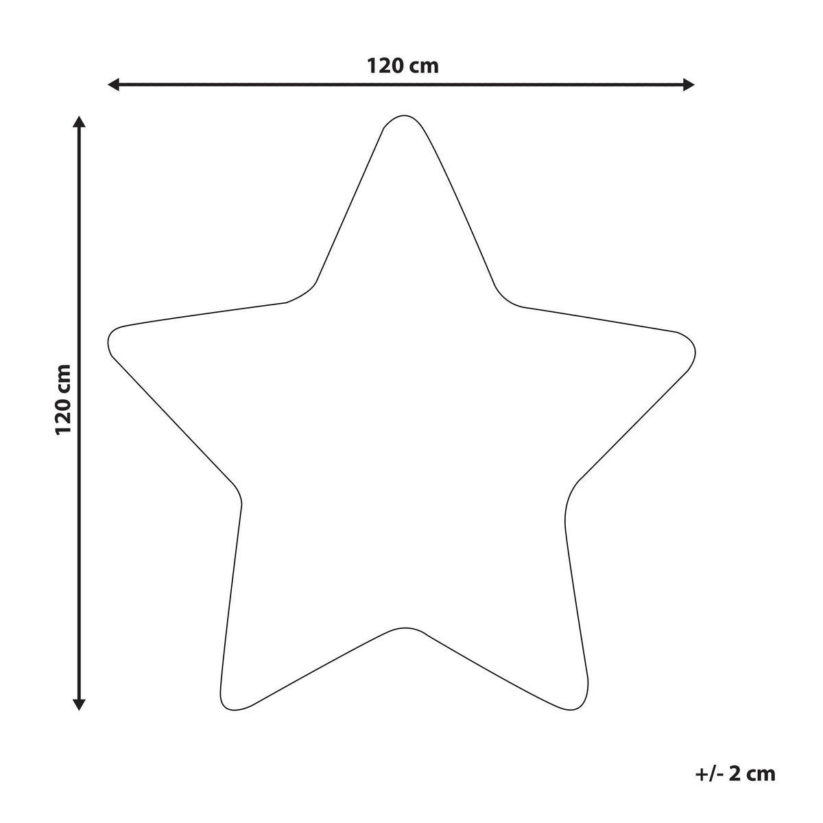 KINDERTEPPICH-SIRIUS 120/120 cm - Pink, Kunststoff (120/120cm) - Beliani