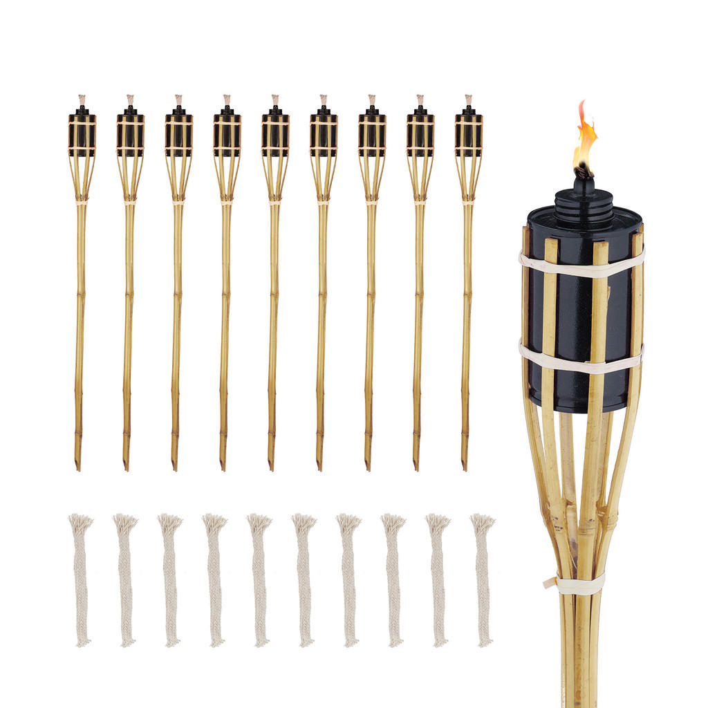 TORȚE Natur Negru set-10 Bambus