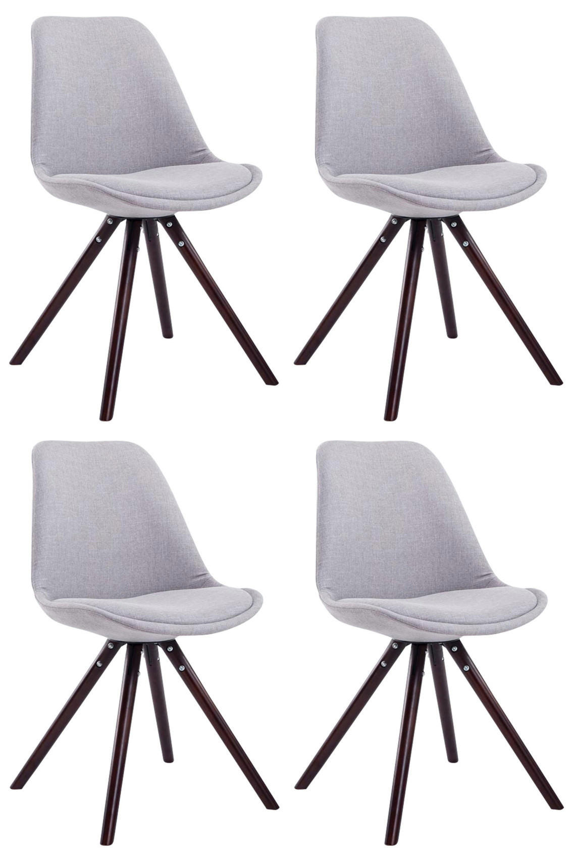 CLP Stuhl Grau 48x84x56 cm