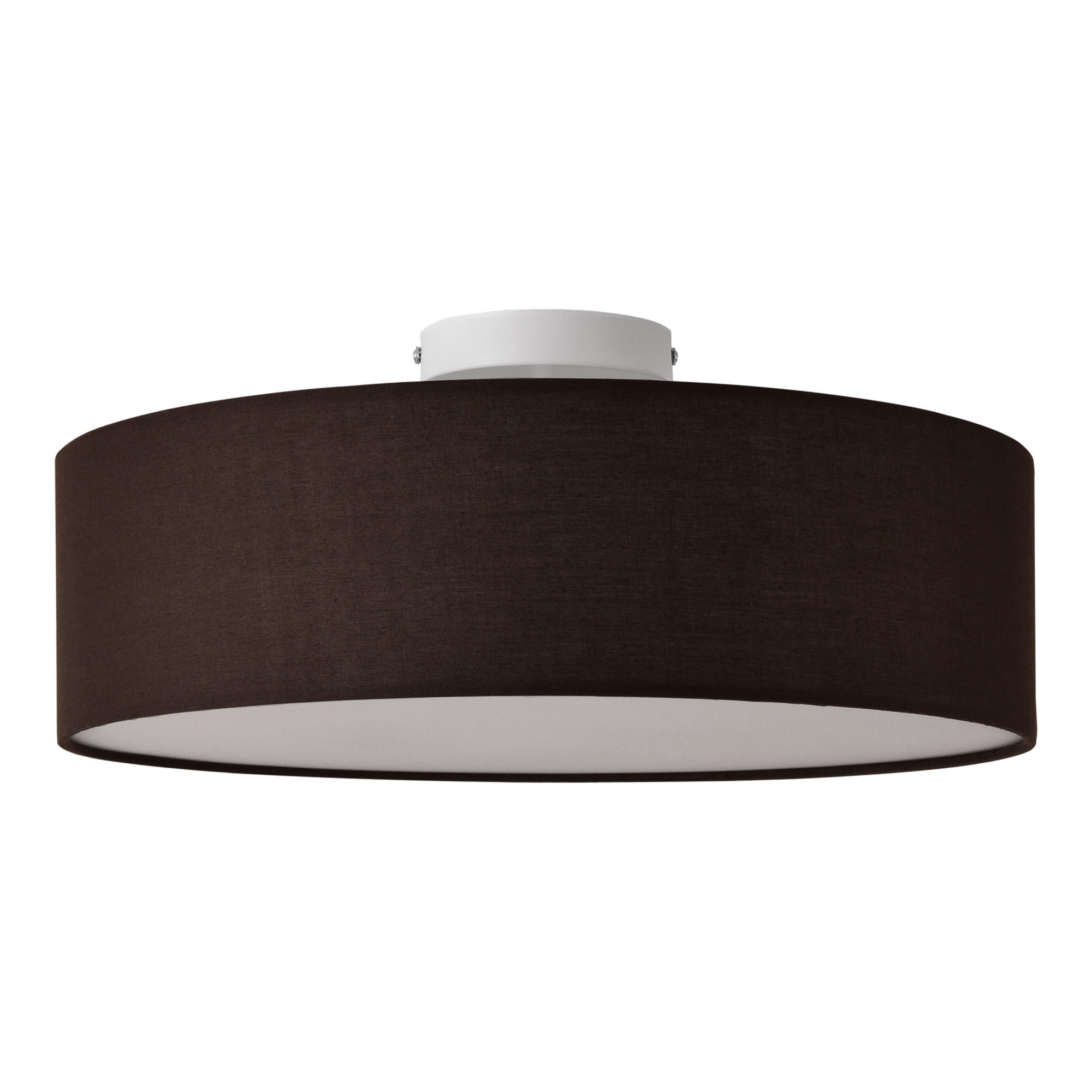DECKENLEUCHTE Omaha - Braun, Kunststoff (45/45/17cm) - lux.pro