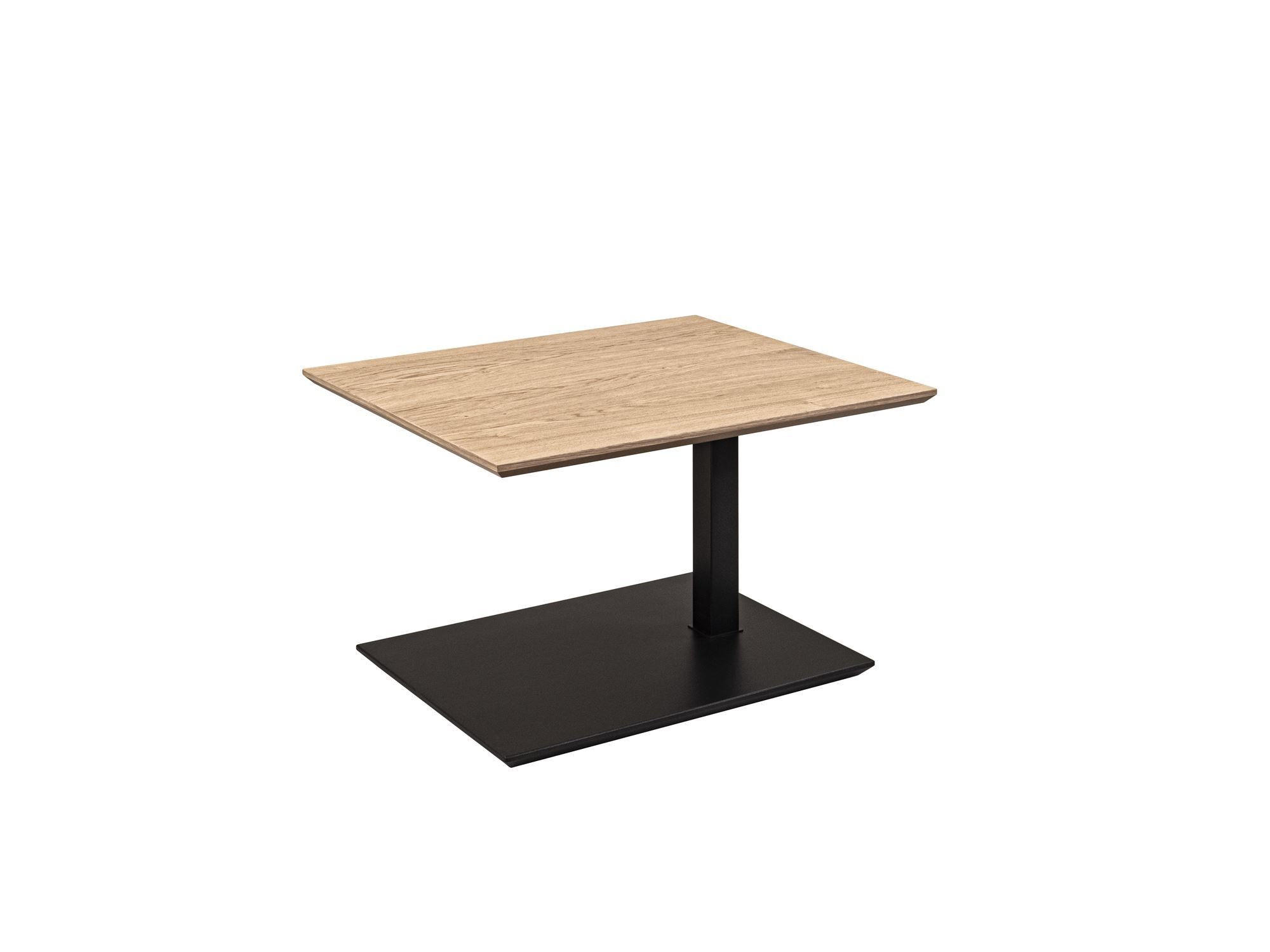 BEISTELLTISCH Cecil 70x60x47 höhenverstellbar Anthrazit/Wildeiche Bianco - Braun, Holz (70/60/47cm) - 58aufmkessel