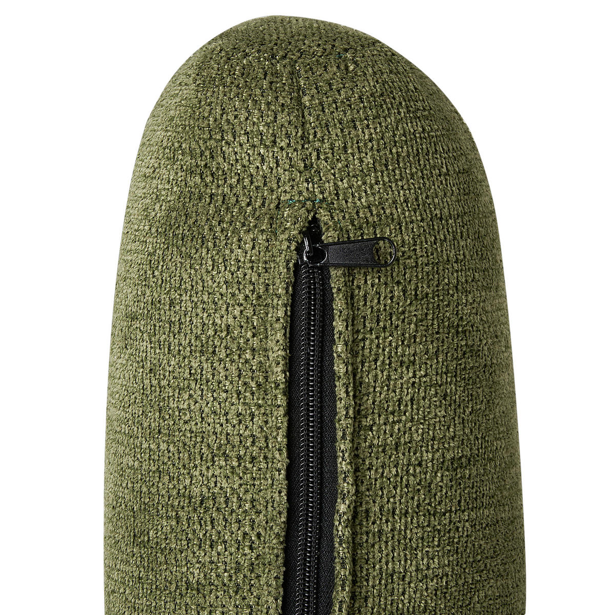 ČALOUNĚNÉ LEHÁTKO CHAISE LONGUE LEVOSTRANNÉ Látka Tmavě zelené Artheze - černá/tmavě zelená, textil (148/70/64cm) - Beliani