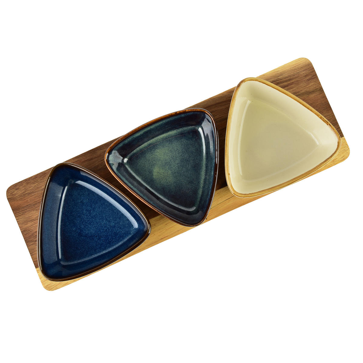 SERVIERSCHALEN Modern Kitchen Blau 28/9.5/5 cm Porzellan - Blau, Keramik (10/5/29cm) - Mondex