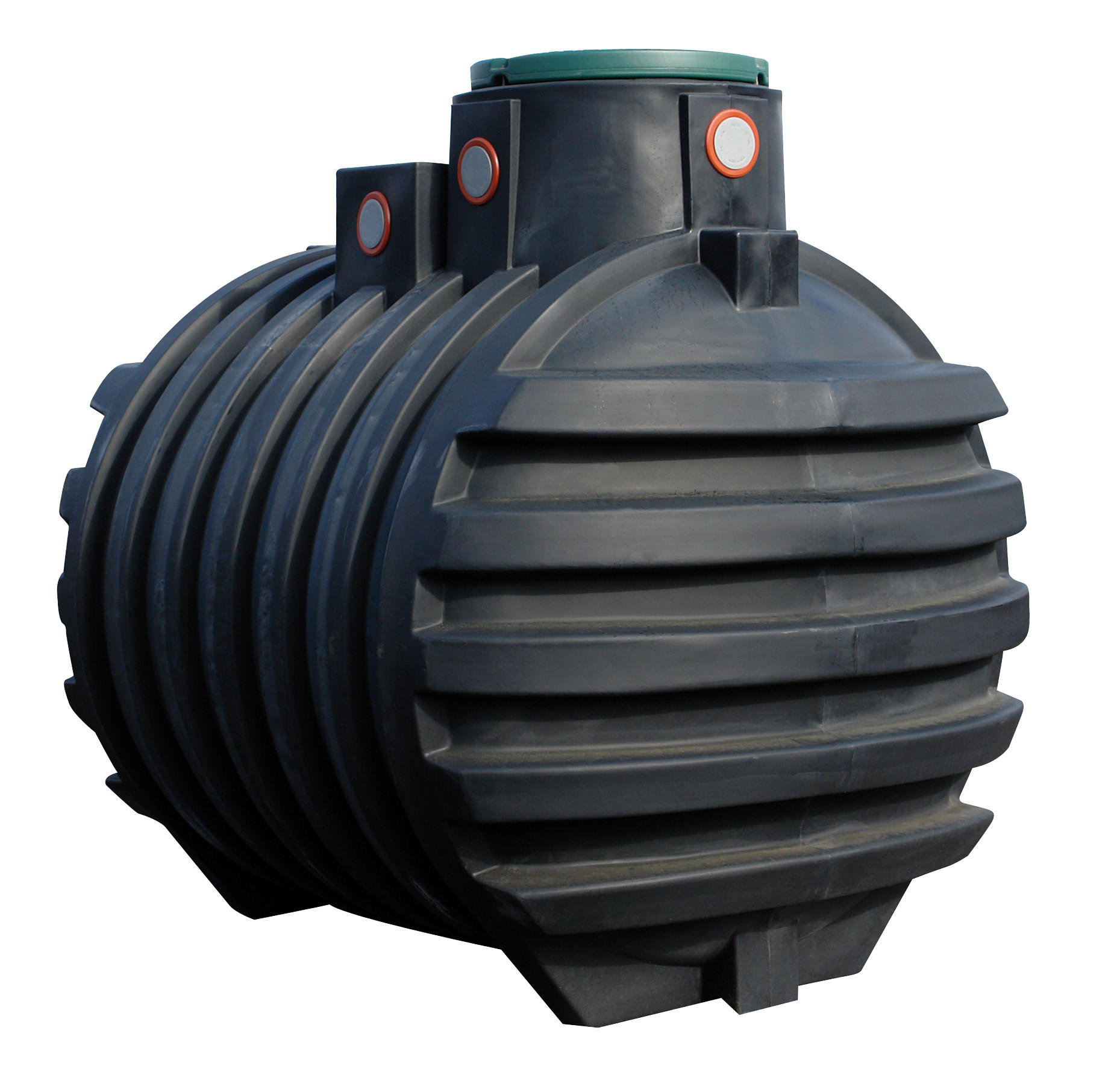 ERDTANK-PAKET 5000 L Garten-Comfort - Schwarz, Kunststoff (183/217/245cm) - 4rain