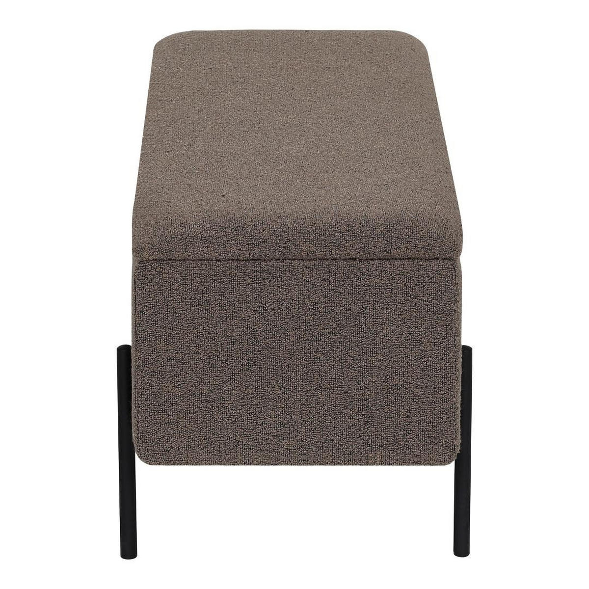SITZBANK, Embla, Braun, Polyester, 37 x 95 x 43 cm - Braun, Textil (37/43/95cm) - ebuy24