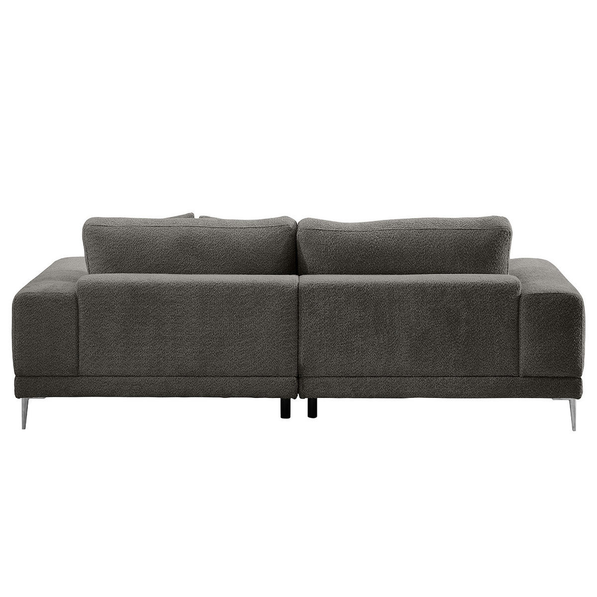 3-SITZER SOFA - Anthrazit, Textil (243/92/103cm) - home24
