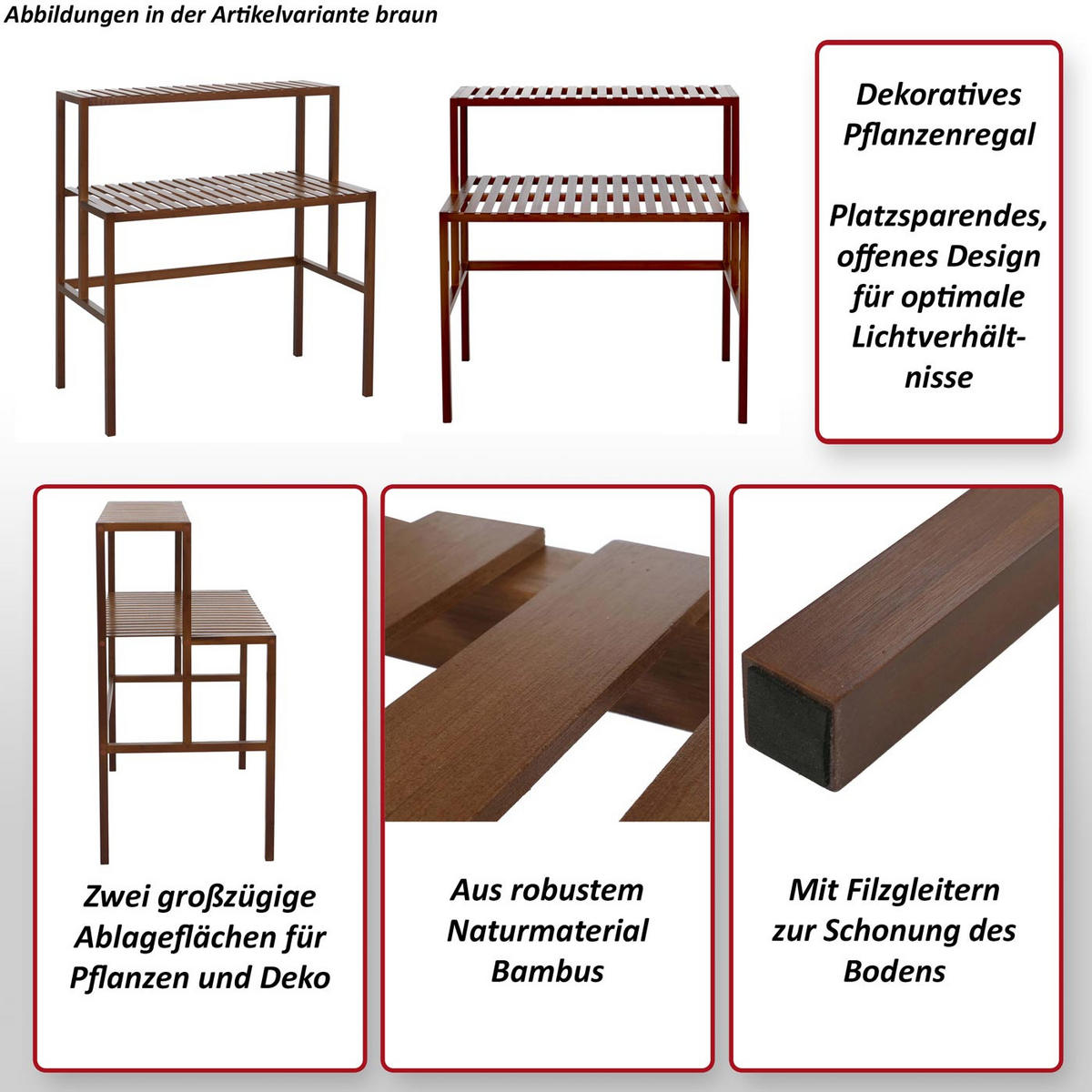 PFLANZENREGAL Weiß - Weiß, Holz (90/100/50cm) - MCW