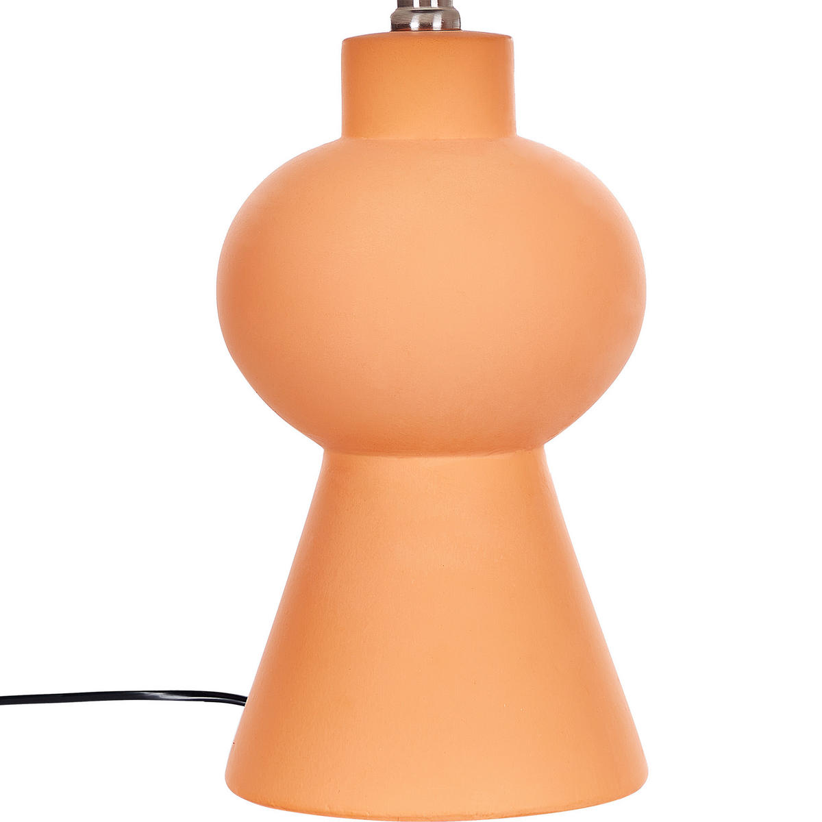 TISCHLAMPE Fabilos 30/30/48 cm - Orange, Keramik (30/30/48cm) - Beliani
