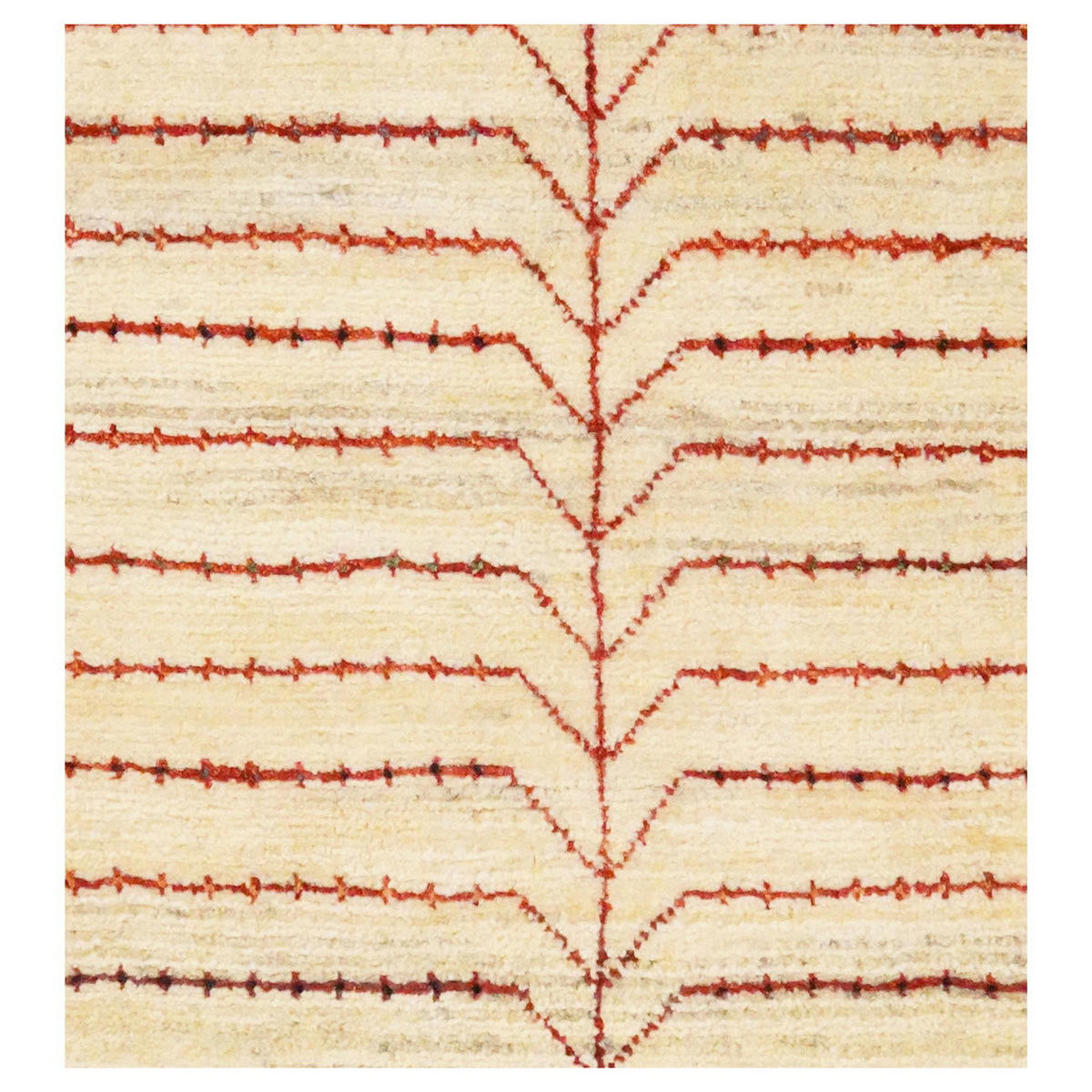 GABBEH-TEPPICH handgeknüpft Sonnat Beige 198/147 cm Schurwolle - Beige, Textil (147/198cm) - Looma