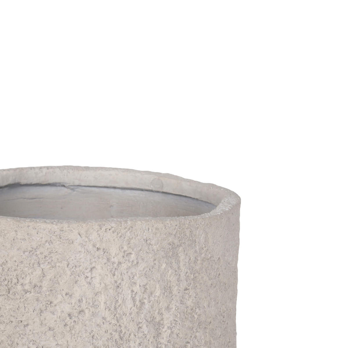 BLUMENTOPF Weiß 42,5/29/29 - Weiß, Stein (42.5cm) - Mobili Rebecca