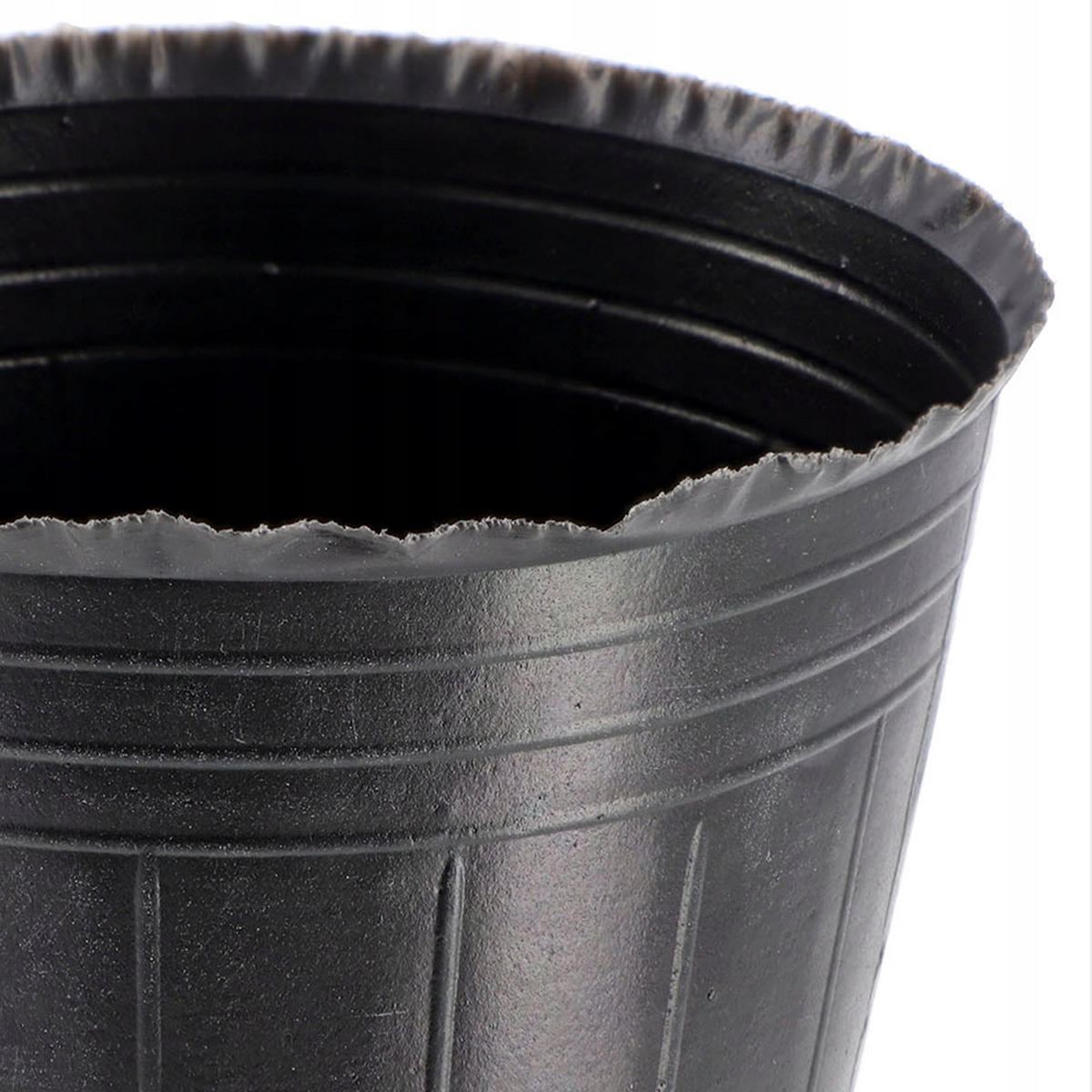 BLUMENTOPF für Setzlinge, 200 Stück - 100x ∅ 6cm und 100x ∅ 9,5cm, Schwarz - Schwarz, Kunststoff - KADAX