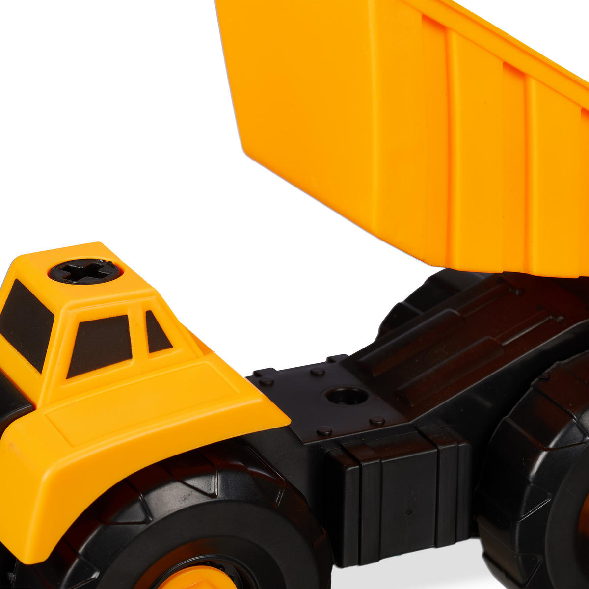 DĚTSKÁ vozidla na staveništi - různobarevná, plast (30/23/20cm) - Relaxdays