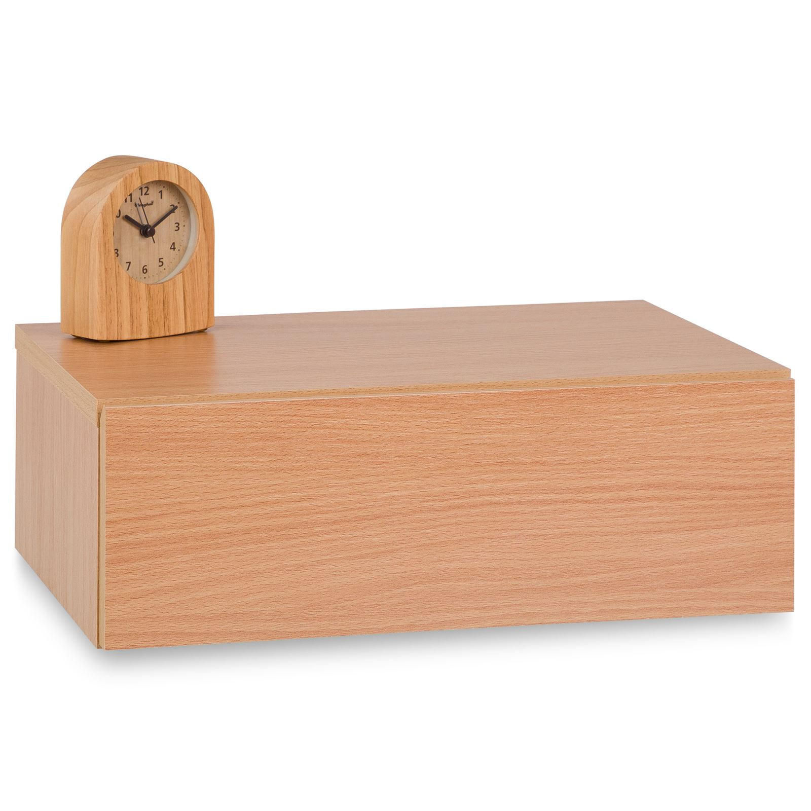 NACHTTISCH ANNE hängend - Buchefarben, Holzwerkstoff (42/14/30cm) - CARO-Möbel