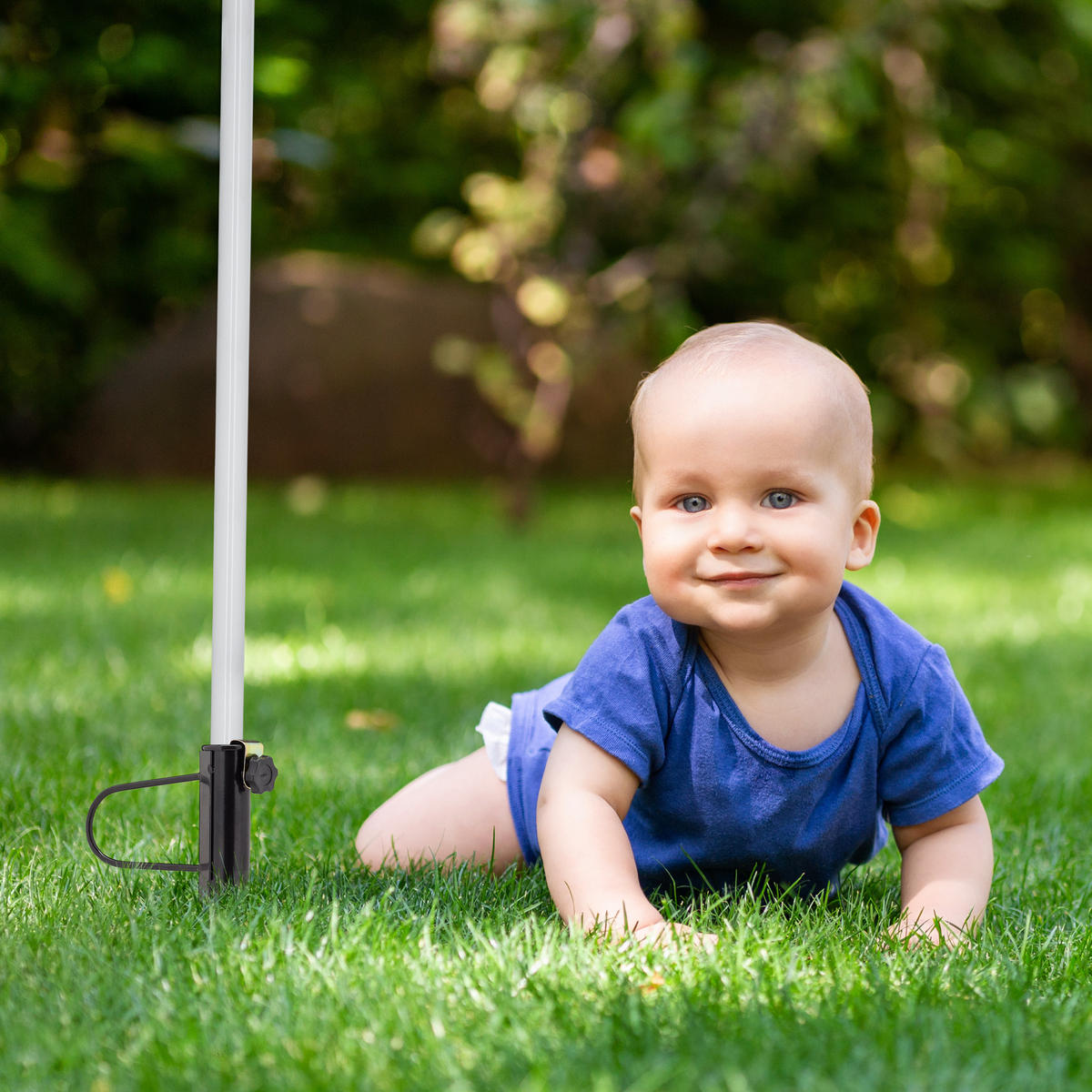 RASENDORN - Schwarz, Kunststoff/Metall (20/42/5cm) - Relaxdays