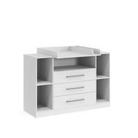 PREVIJALNA OMARA Olina, Bela, 138.3 x 93 cm - bela, leseni material (138.3/93/50cm) - Vicco