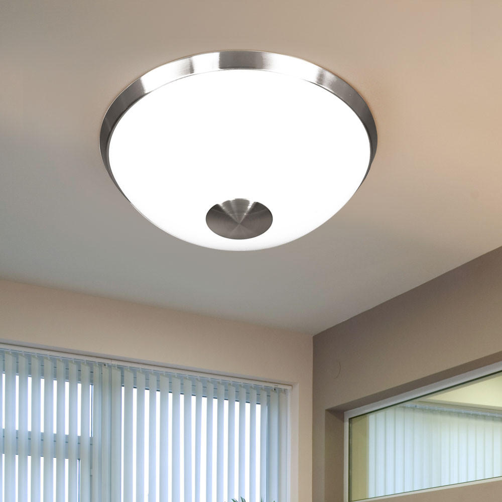 LED DECKENLEUCHTE MILE Weiß - Weiß, Metall (40/40/14cm) - Wofi