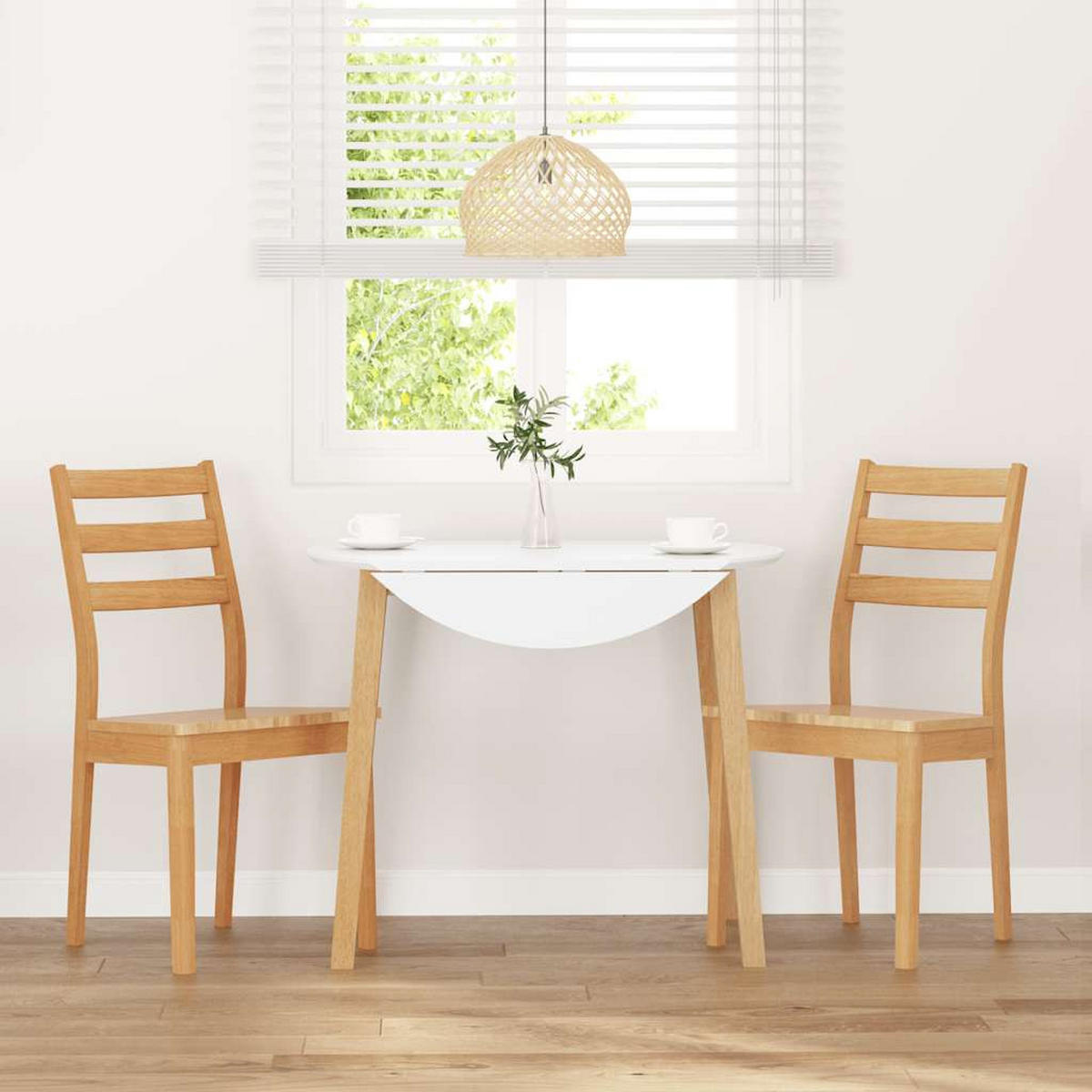 ESSZIMMERSTÜHLE 2 Stk. Natur Massivholz Gummibaum 48.5*49*90cm - Braun, Holz (48.5/90/49cm) - ZMH