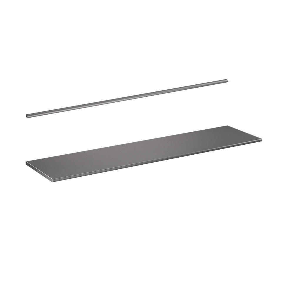 KUCHYNSKÁ DOSKA R-Line, Platina, 240 cm - platinová, kompozitné drevo (240/2.8/60cm) - Vicco