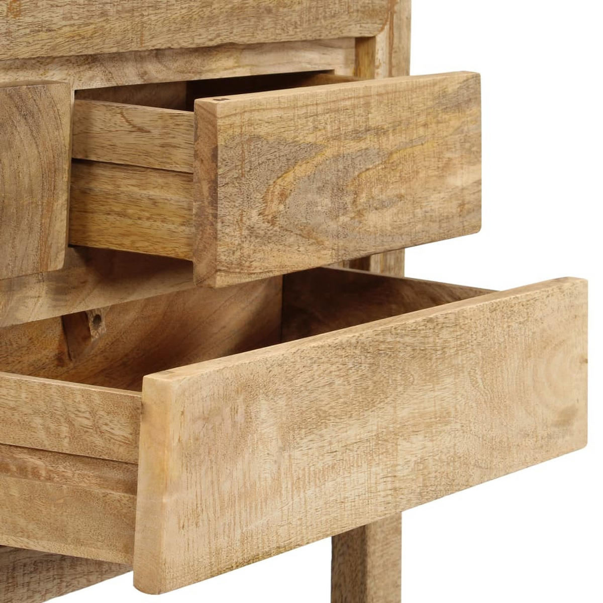 SIDEBOARD 120/30/75 Cm Massivholz Mango - Braun, Holz (30/75/120cm) - vidaXL